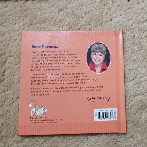 A Book About Being Wasteful By Joy Berry (Hardcover) - Picture 2 of 2
